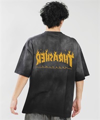 THRASHER スラッシャー 半袖 Tシャツ メンズ バックプリント 古着風