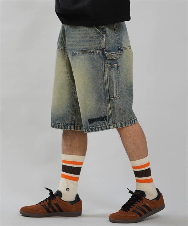 THRASHER スラッシャー ハーフパンツ ショートパンツ メンズ ショーツ デニム 262TH1SP088