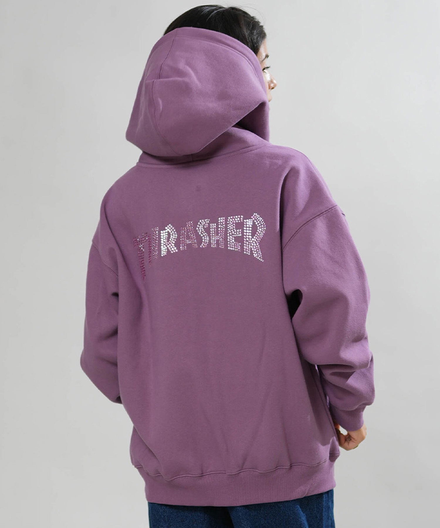 THRASHER スラッシャー ジップアップ パーカー フーディー レディース