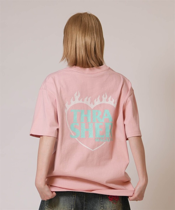THRASHER スラッシャー 半袖 Tシャツ レディース バックプリント プリントSSTEE 262TH2ST086 ムラサキスポーツ限定