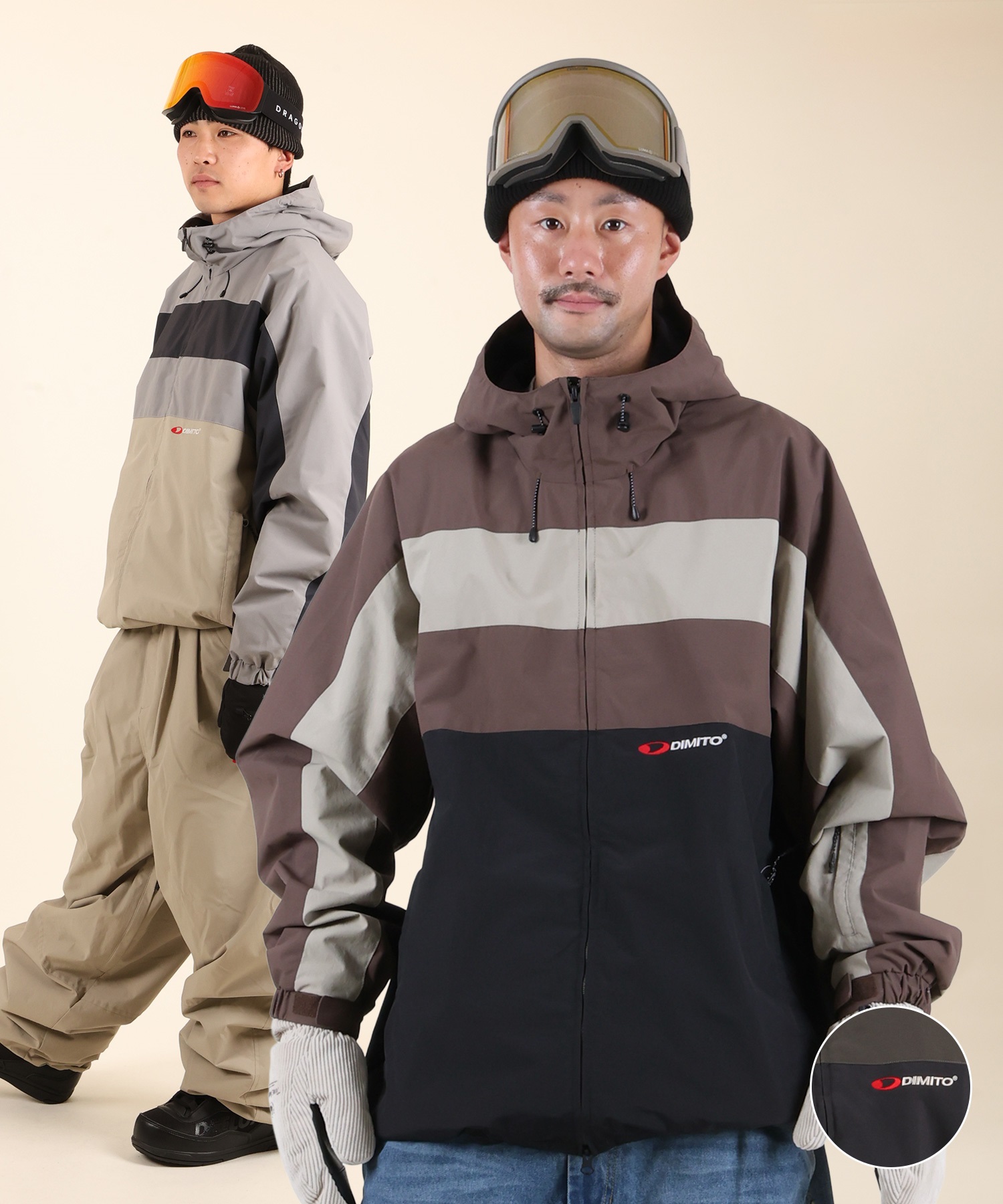 DIMITO ディミト ラインブロックジャケット LINE BLOCK JACKET