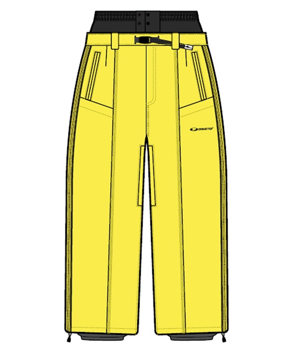 DIMITO ディミト スタッフラインパンツ STAFF LINE PANTS スノーボード ウェア パンツ スーパーワイド ユニセックス 26-27 早期購入 店頭受取対象外