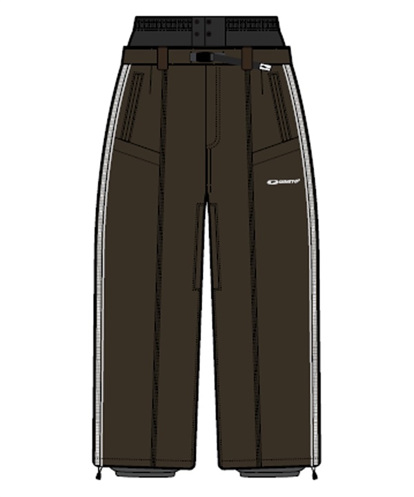 DIMITO ディミト スタッフラインパンツ STAFF LINE PANTS スノーボード ウェア パンツ スーパーワイド ユニセックス 26-27 早期購入 店頭受取対象外