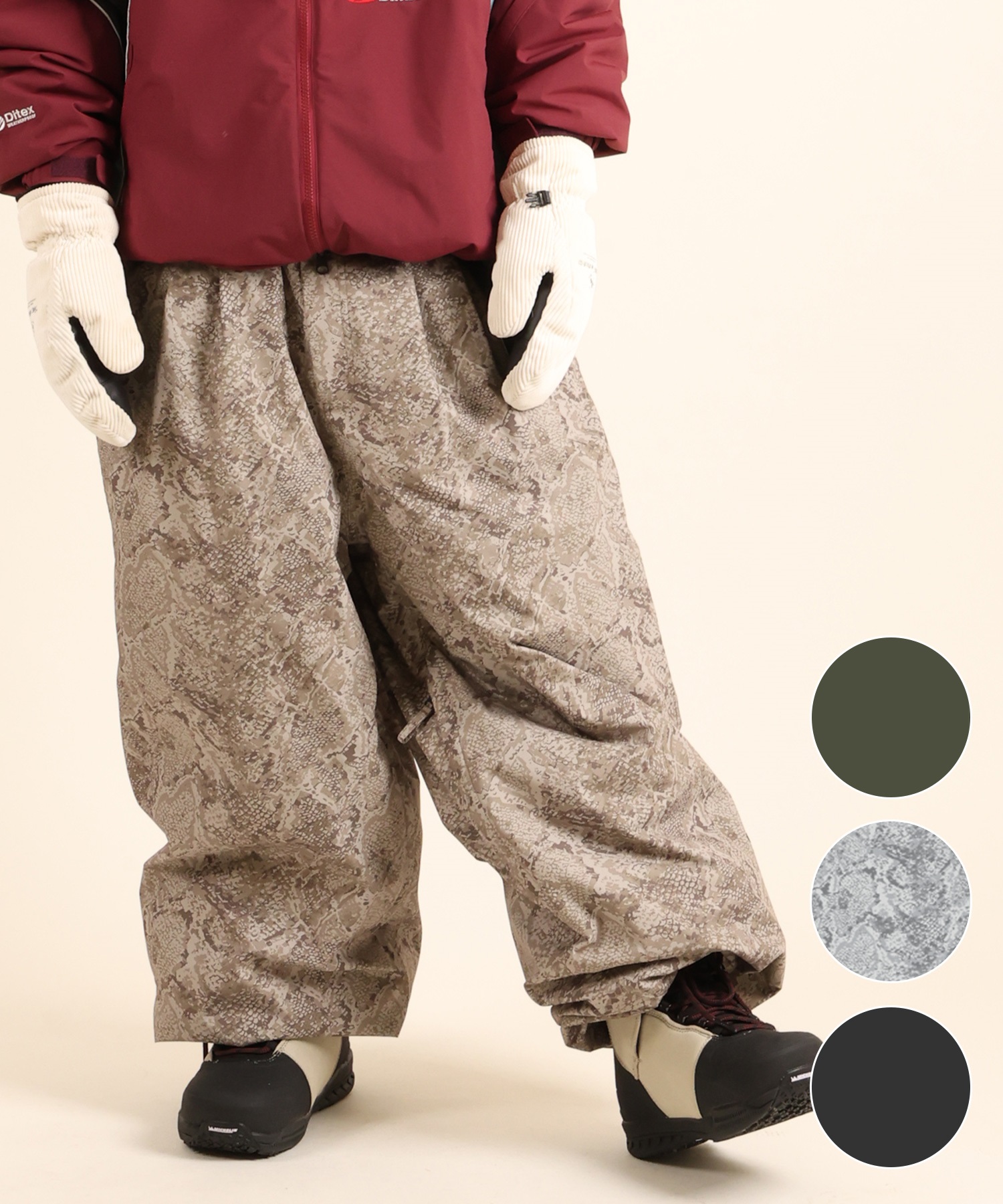 DIMITO ディミト バンデッドワイドパンツ BANDED WIDE PANTS