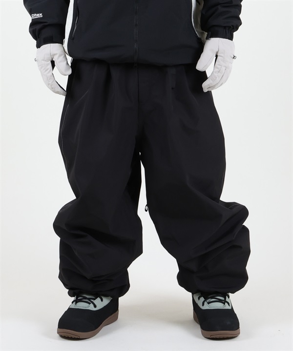 DIMITO ディミト バンデッドワイドパンツ BANDED WIDE PANTS スノーボード ウェア パンツ カスタムパターン ユニセックス 26-27 早期購入 店頭受取対象外