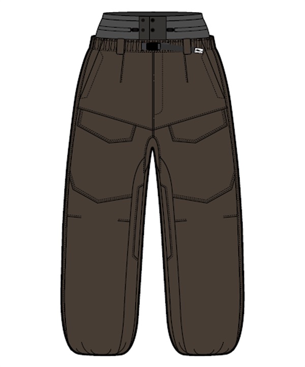 DIMITO ディミト エアベントバンデッドパンツ 26 AIR VENT BANDED PANTS スノーボード ウェア パンツ ワイドフィット ユニセックス 26-27 早期購入 店頭受取対象外