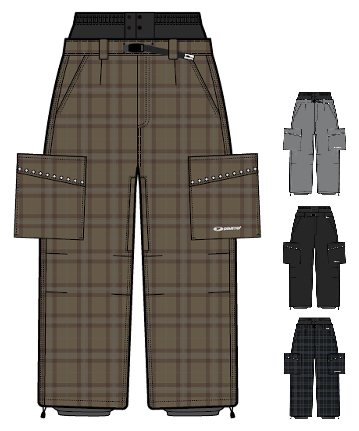 DIMITO ディミト スタッドパンツ STUD 2L PANTS スノーボード ウェア