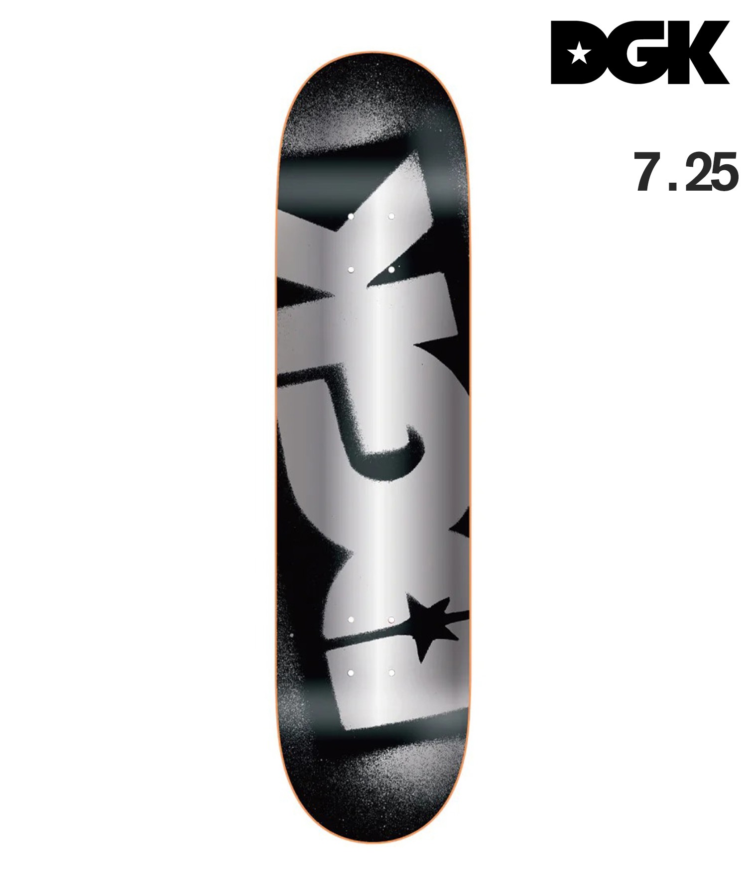 DGK ディージーケー スケートボード デッキ キッズ,大人 7.25,8.0inch OG LOGO TEAM ムラサキスポーツ 初心者(TEAM-7.25inch)