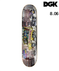 DGK ディージーケー スケートボード デッキ 8.06inch HOOD TOURS WILL