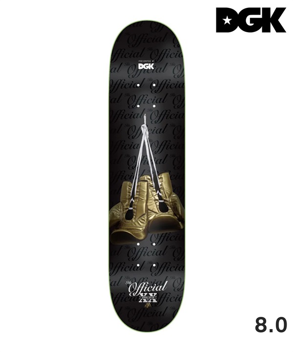 DGK ディージーケー IT'S OFFICIAL GLOVES スケートボード デッキ 8 インチ スケボー 初心者 おすすめ ムラサキスポーツ