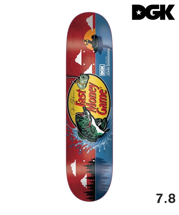 DGK ディージーケー FAST MONEY スケートボード デッキ 7.8 インチ 初心者 おすすめ