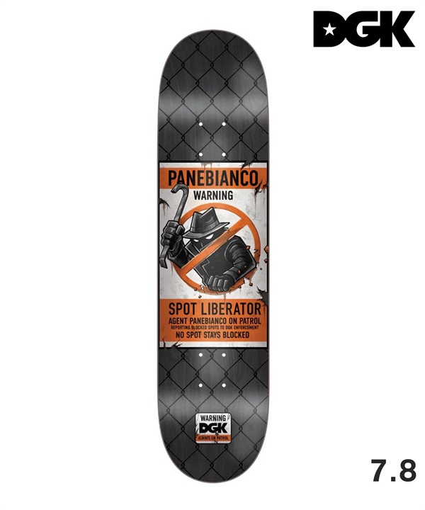 DGK ディージーケー LIBERATOR スケートボード デッキ 7.8 インチ 初心者 おすすめ