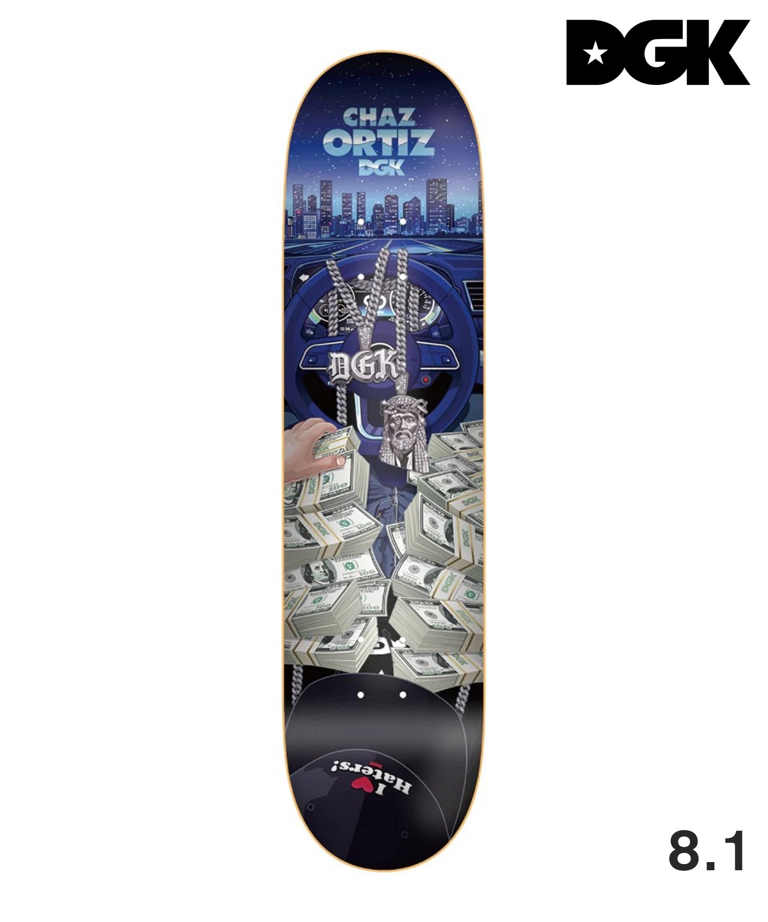 DGK ディージーケー POV スケートボード デッキ 8.1 インチ 初心者