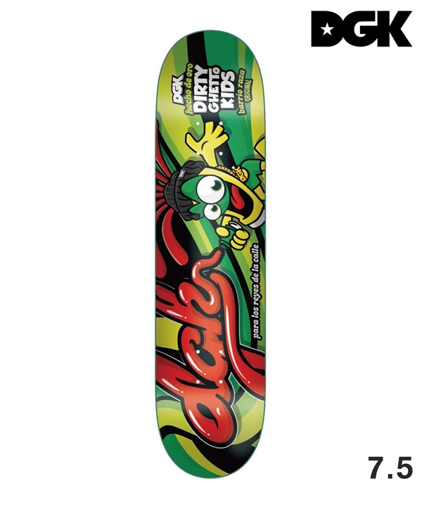 DGK ディージーケー BARRIO RAZA スケートボード デッキ 7.5 インチ 初心者 おすすめ