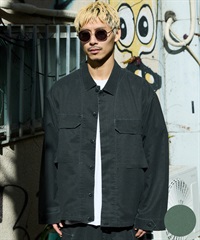 DEAR LAUREL ディアローレル ジャケット メンズ DOT DOBBY WORK JACKET DL26S-0102(BLK-M)