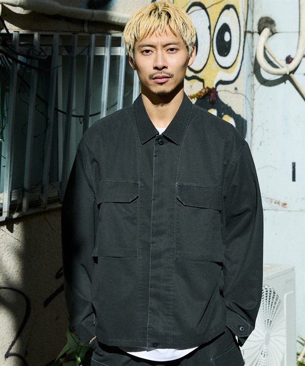 DEAR LAUREL ディアローレル ジャケット メンズ DOT DOBBY WORK JACKET DL26S-0102