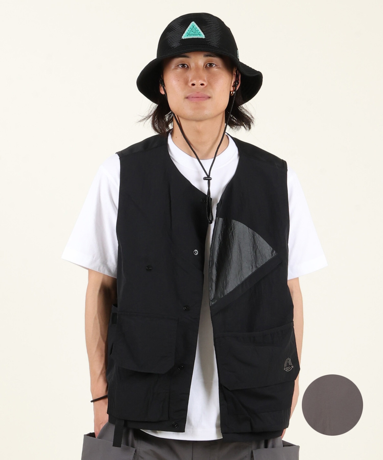 DEAR LAUREL ディアローレル ベスト メンズ 撥水 LOM-VERSATILE VEST