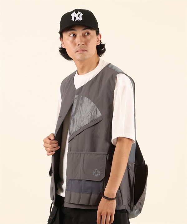 DEAR LAUREL ディアローレル ベスト メンズ 撥水 LOM-VERSATILE VEST DL26S-0201 ムラサキスポーツ限定