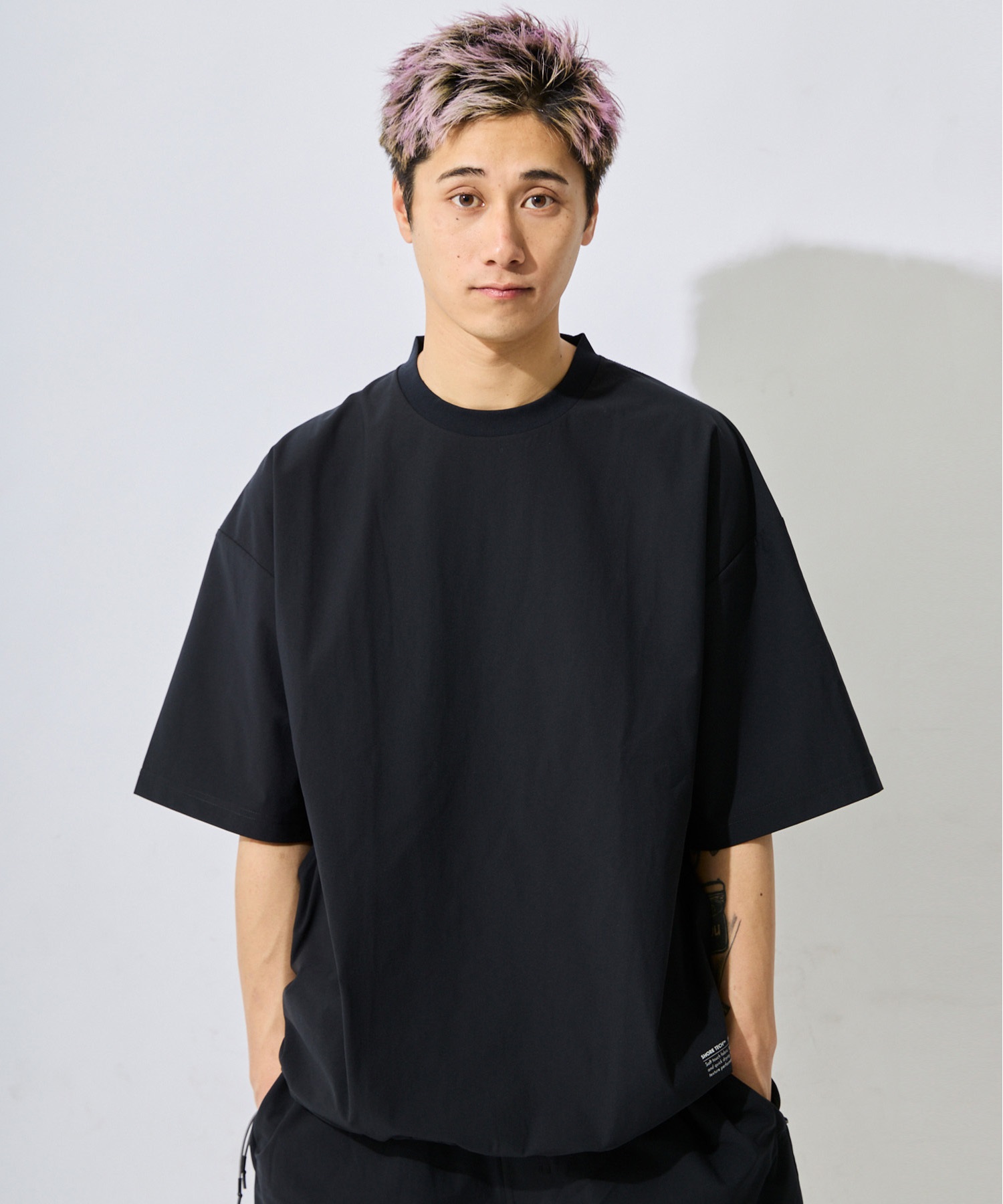 DEAR LAUREL ディアローレル 半袖 Tシャツ メンズ EPIX STRING DL26S-2101(BLK-M)