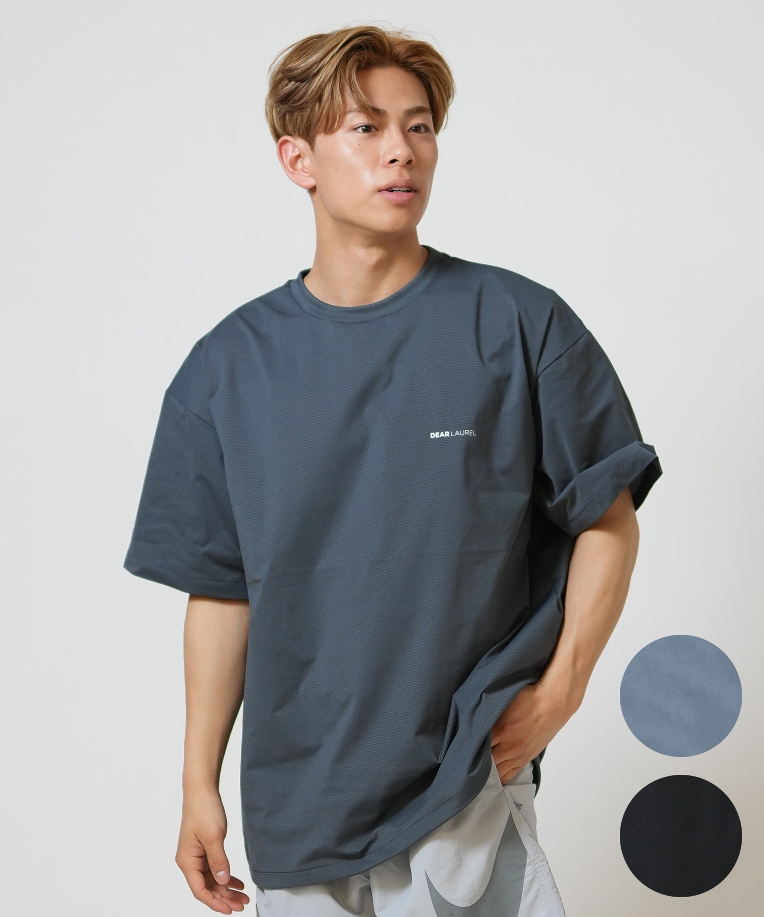 DEAR LAUREL ディアローレル 半袖 Tシャツ メンズ ロゴ ワンポイント