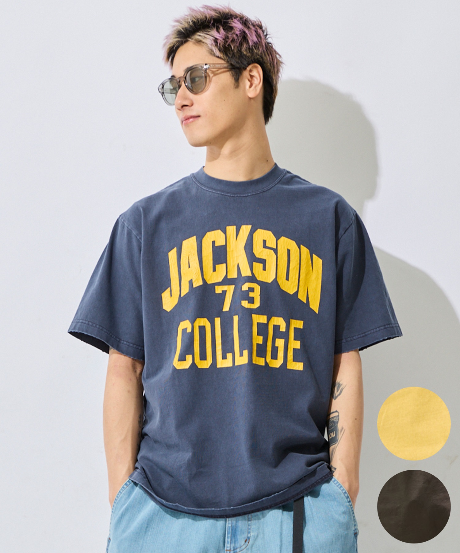 DEAR LAUREL ディアローレル × ジャクソンマティス 半袖 Tシャツ