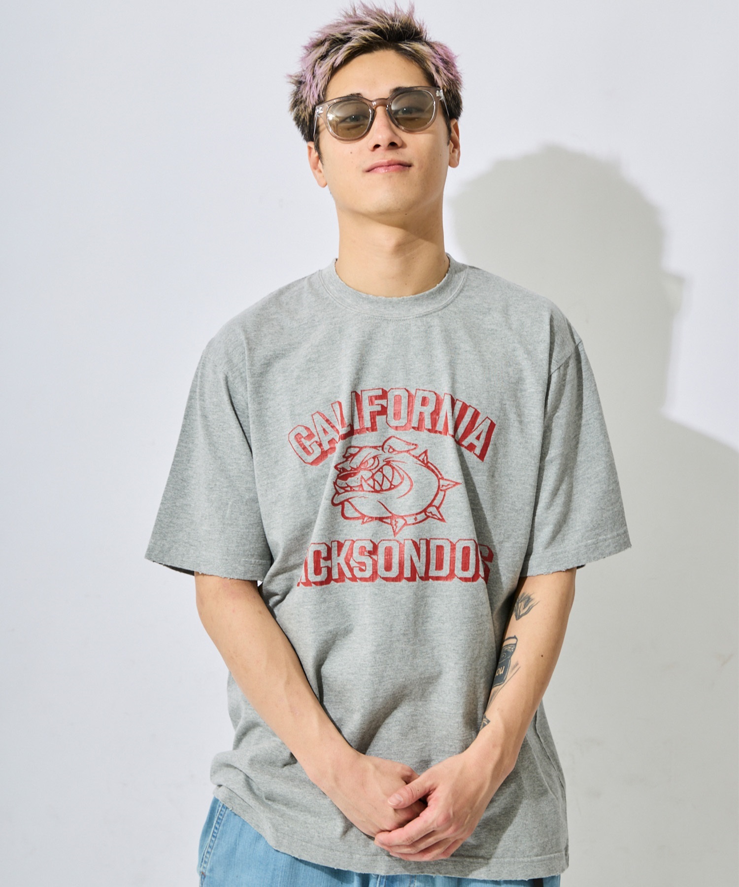 DEAR LAUREL ディアローレル × ジャクソンマティス 半袖 Tシャツ
