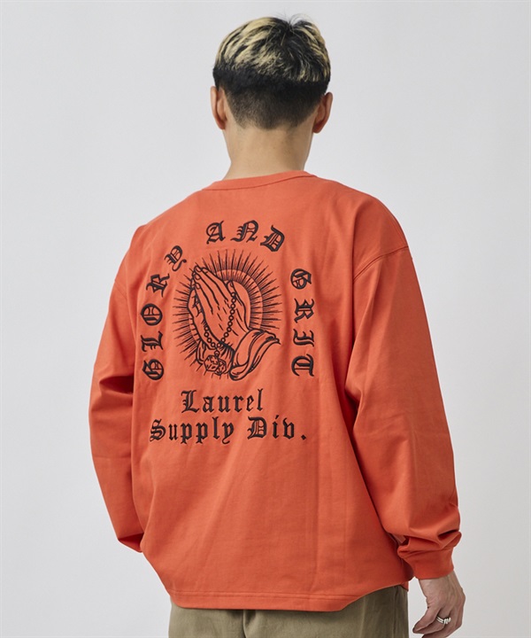 DEAR LAUREL ディアローレル 長袖 Tシャツ ロンT メンズ バックプリント DL26F-2202