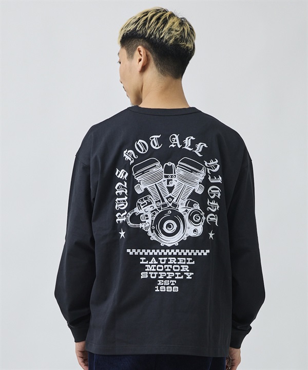 DEAR LAUREL ディアローレル 長袖 Tシャツ ロンT メンズ バックプリント DL26F-2203