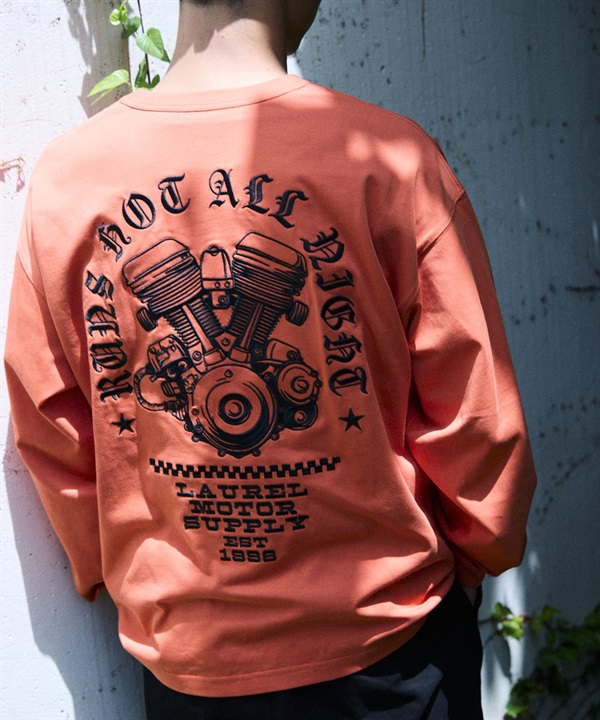 DEAR LAUREL ディアローレル 長袖 Tシャツ ロンT メンズ バックプリント DL26F-2203