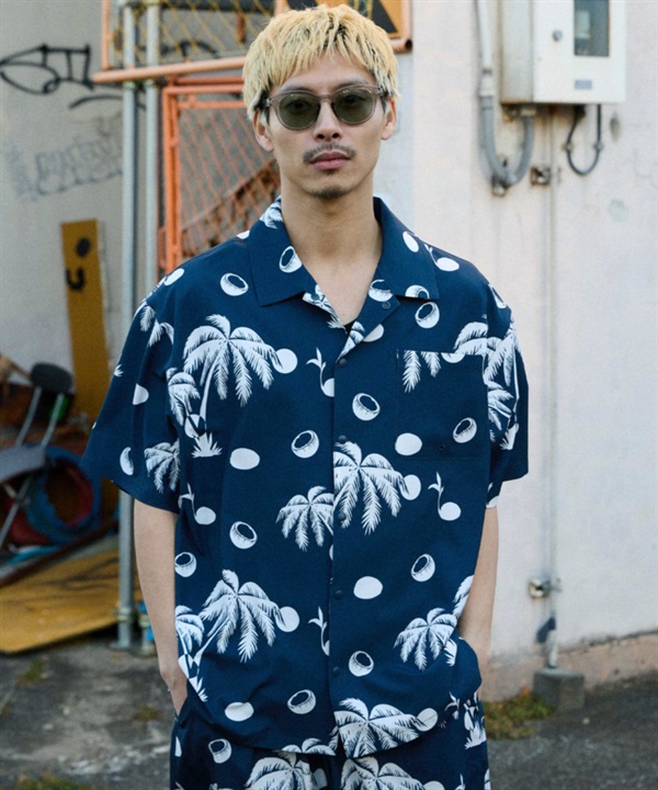DEAR LAUREL ディアローレル 半袖 シャツ メンズ 水陸両用 VACATION SHIRT DL26S-2403