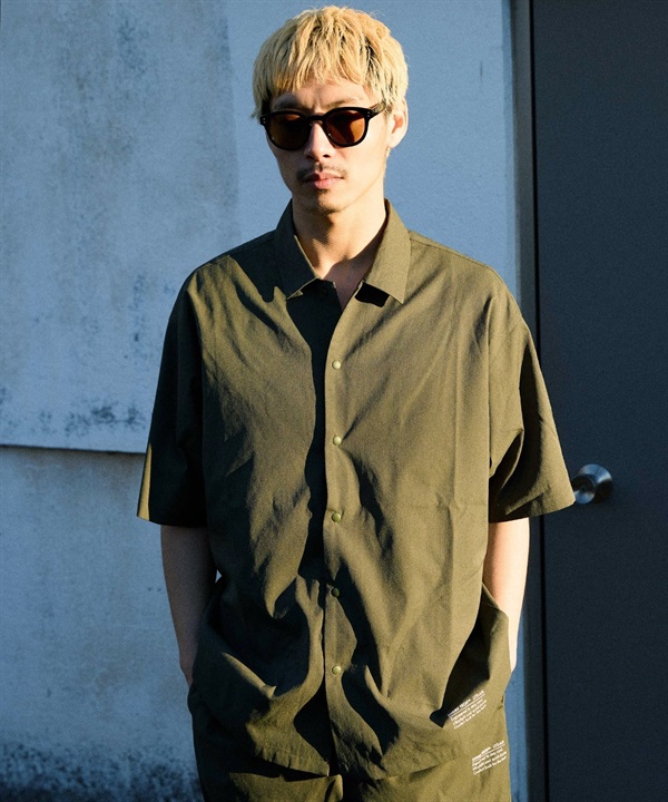 DEAR LAUREL ディアローレル 半袖 シャツ メンズ セットアップ対応 SHORE TECH SS SHIRT DL26S-2402