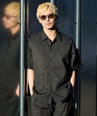 DEAR LAUREL ディアローレル 半袖 シャツ メンズ セットアップ対応 SHORE TECH SS SHIRT DL26S-2402(LEOPA-M)