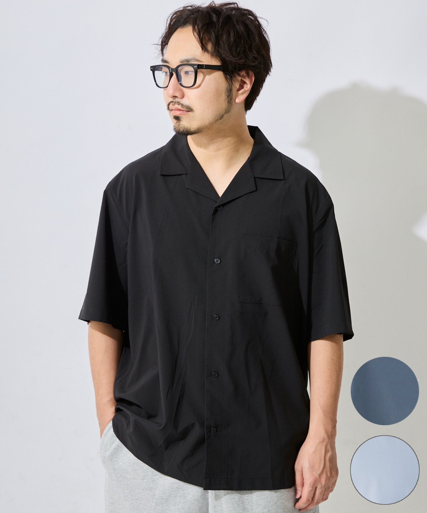 DEAR LAUREL ディアローレル 半袖 シャツ メンズ シンプル D26S2401