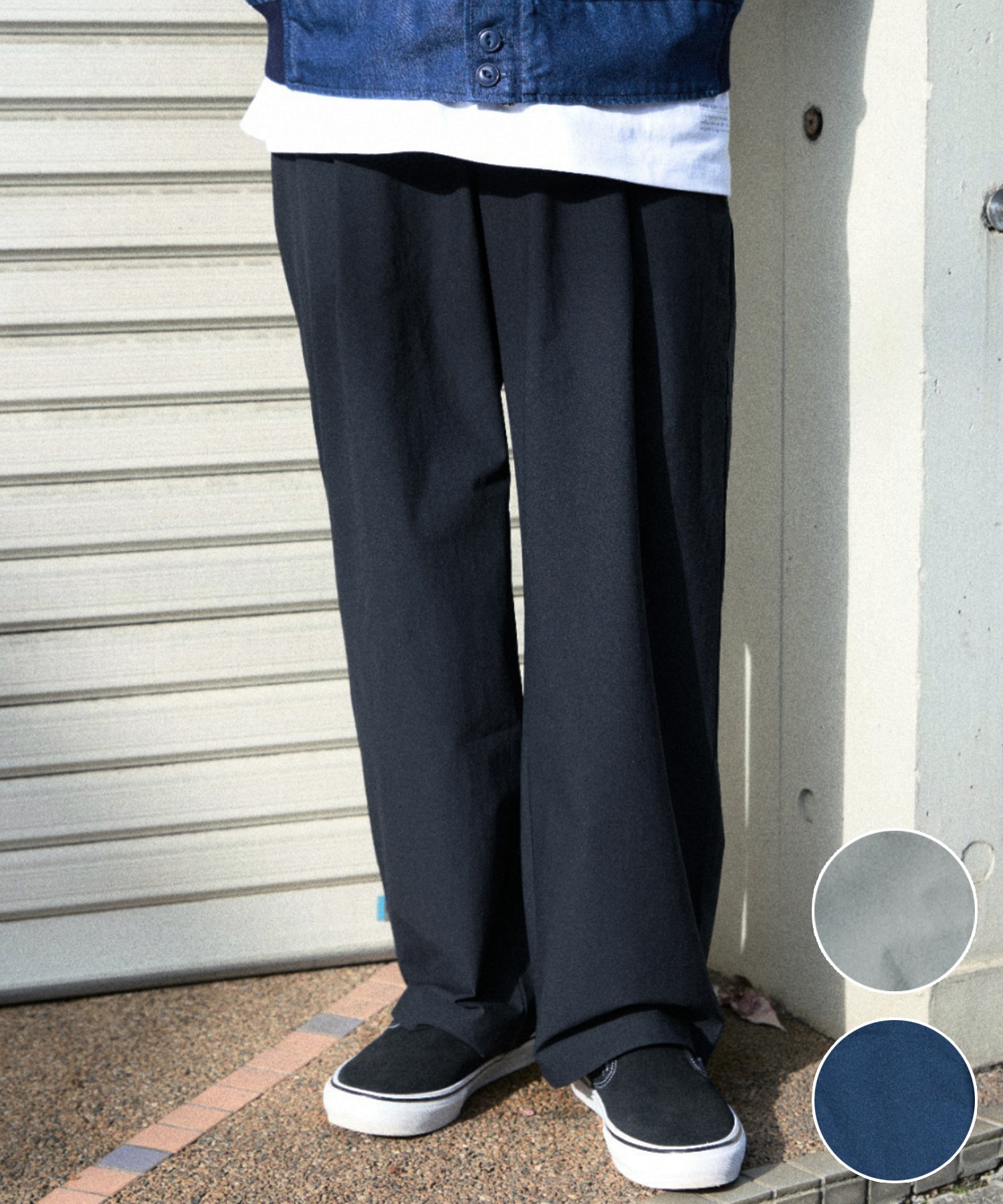 DEAR LAUREL ディアローレル ロングパンツ メンズ ロンパン 高機能 EPIX URBAN SLACKS DL26S-3102(BLK-M)