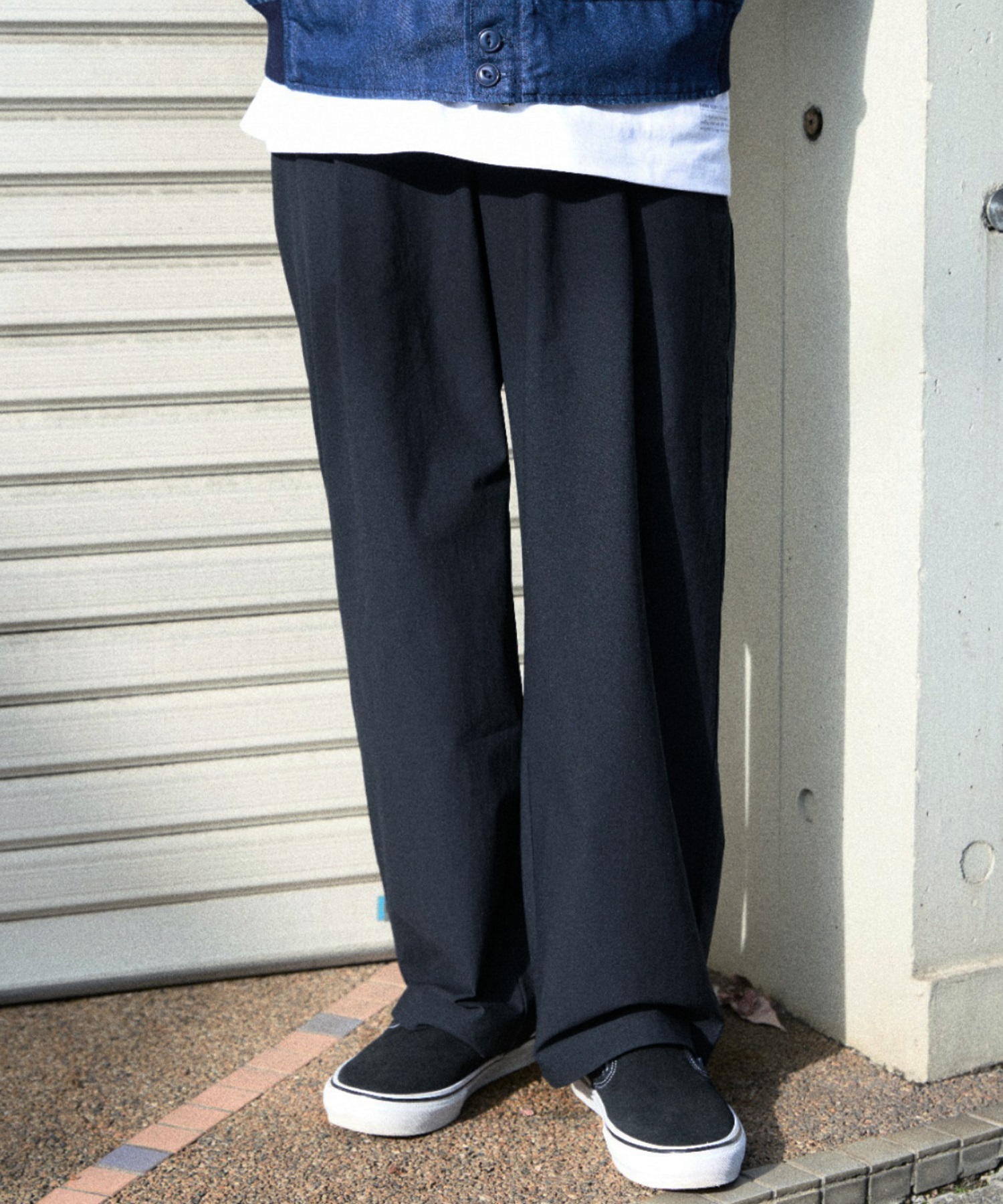 DEAR LAUREL ディアローレル ロングパンツ メンズ ロンパン 高機能 EPIX URBAN SLACKS DL26S-3102(BLK-M)