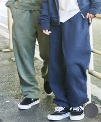 DEAR LAUREL ディアローレル ロングパンツ メンズ スウェット パンツ ピグメント加工 無地 裏毛 セットアップ対応 DL26F-3104(BLK-M)