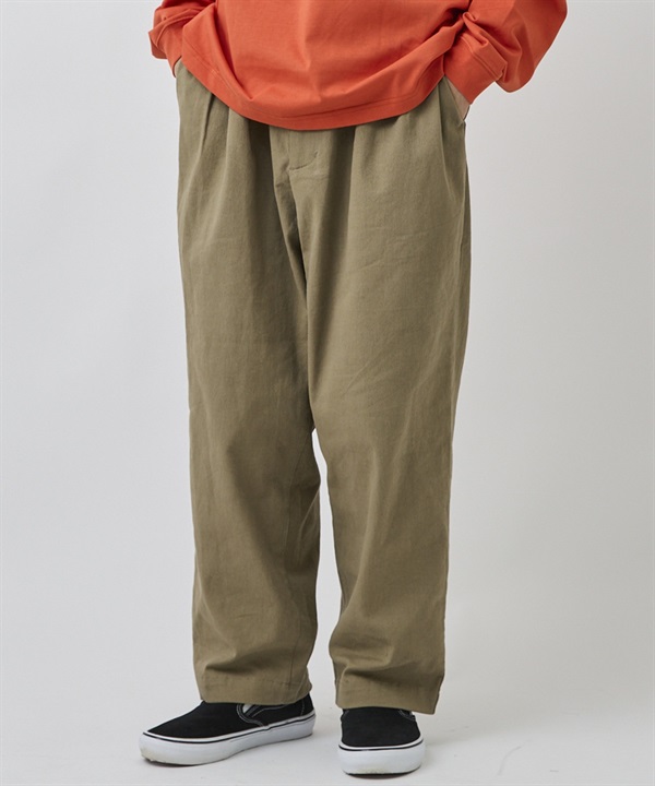 DEAR LAUREL ディアローレル ロングパンツ メンズ チノ ワークパンツ 2PLEATS CHINO DL26F-3108