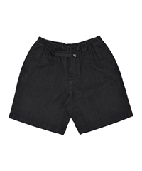 DEAR LAUREL ディアローレル ハーフパンツ ショートパンツ メンズ シンプル DENIM LOOSE SHORT GMP6-S2067(BLK-M)