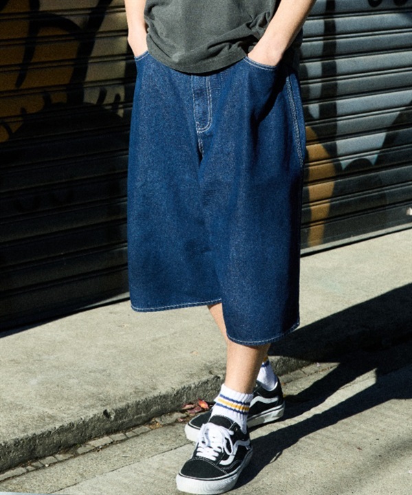 DEAR LAUREL ディアローレル ハーフパンツ ショートパンツ メンズ ショーツ DNM BAGGY SHORTS DL26S-3305