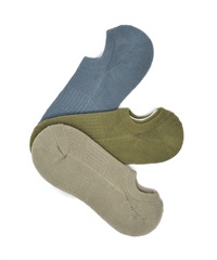 DEAR LAUREL ディアローレル ソックス 靴下 メンズ スニーカーソックス SNEAKER IN SOCKS DL6S31-1747(B/W/K-M)