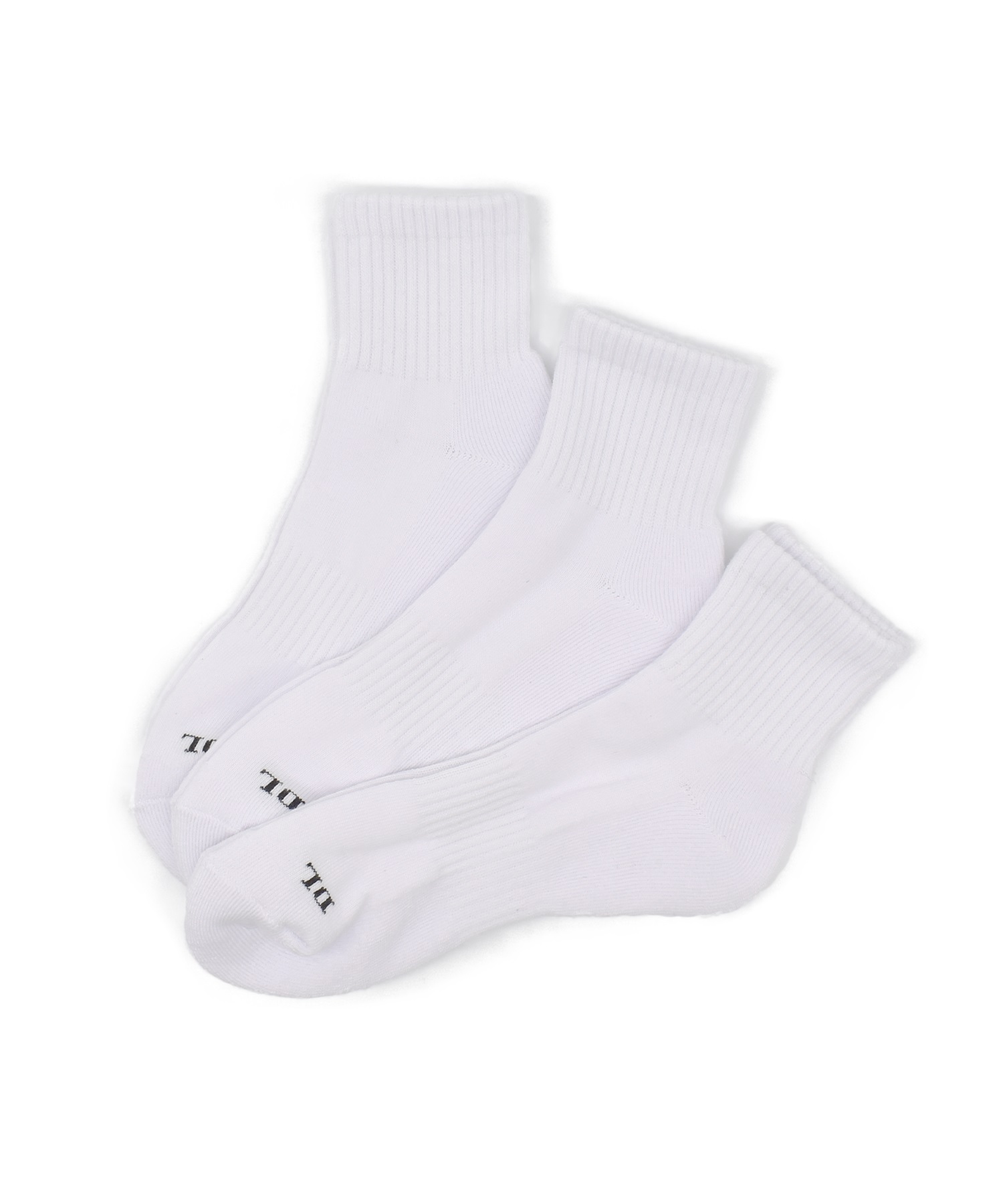 DEAR LAUREL ディアローレル ソックス 靴下 メンズ アンクルソックス ANKLE SOCKS DL6S31-1759W(WHITE-M)