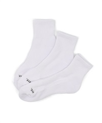 DEAR LAUREL ディアローレル ソックス 靴下 メンズ アンクルソックス ANKLE SOCKS DL6S31-1759W(WHITE-M)