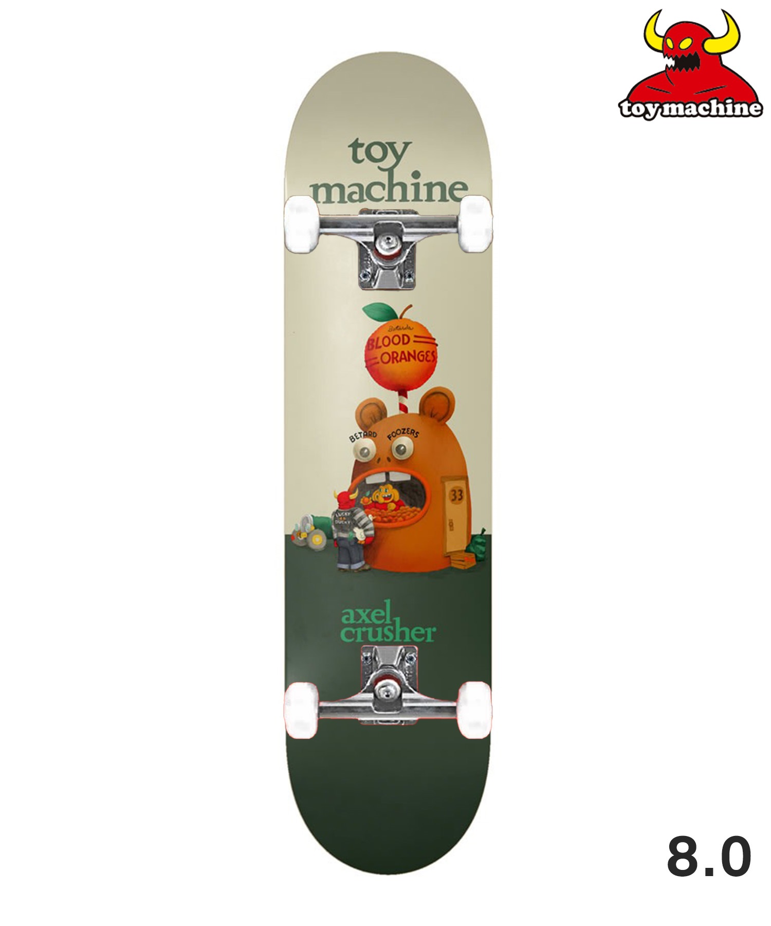 TOY MACHINE トイマシーン AXEL ROADSIDE C26002 スケートボード