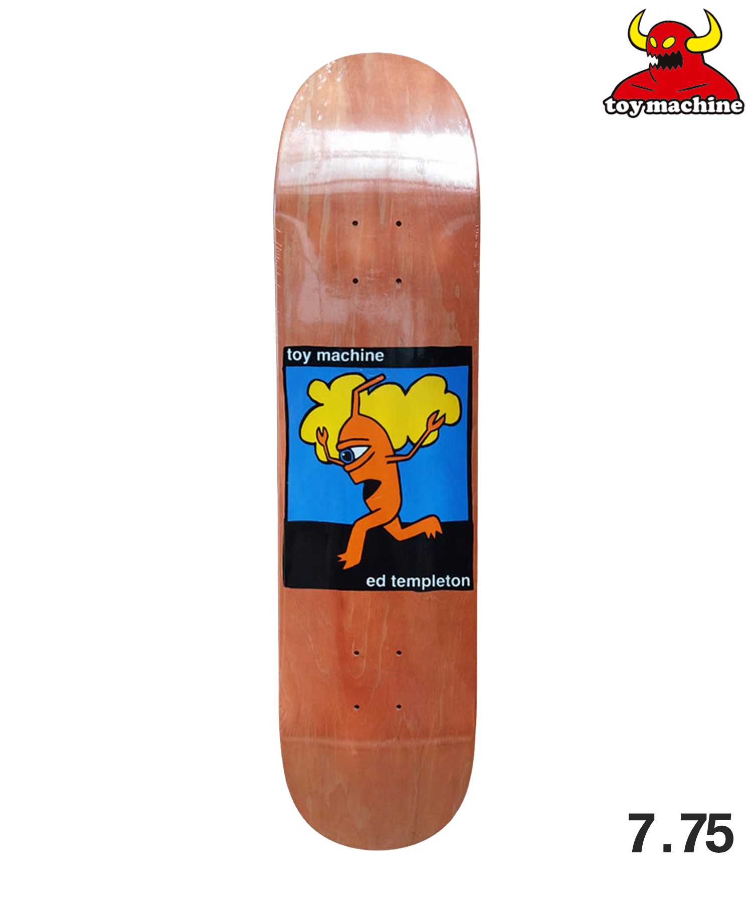 TOY MACHINE トイマシーン スケートボード デッキ 7.75inch TEMPLETON
