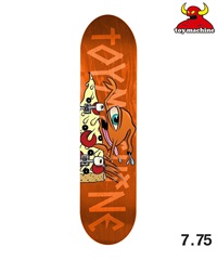 TOY MACHINE トイマシーン スケートボード デッキ 7.75inch PIZZA SECT