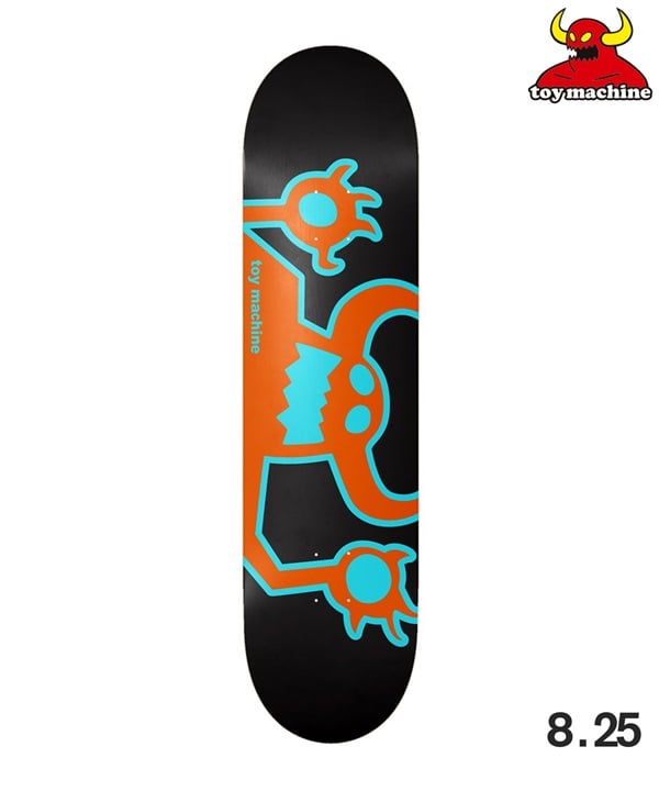 TOY MACHINE トイマシーン スケートボード デッキ 8.25inch OG MONSTER ORANGE 初心者 おすすめ スケボー