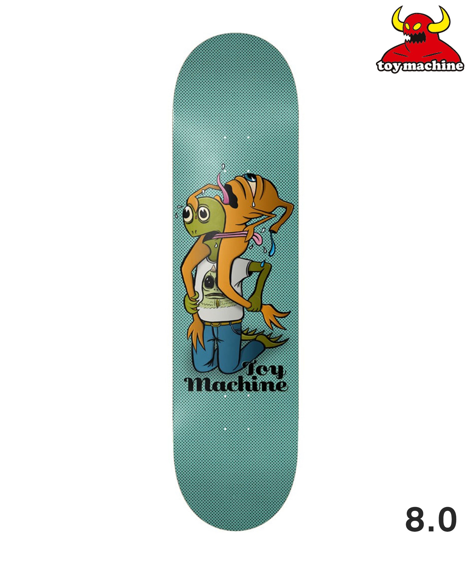 TOY MACHINE トイマシーン スケートボード デッキ 8.0inch TURTLE BOY