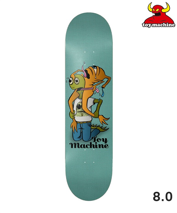 TOY MACHINE トイマシーン スケートボード デッキ 8.0inch TURTLE BOY FIGHT 初心者 スケボー