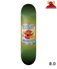 TOY MACHINE トイマシーン スケートボード デッキ 8.0inch CANNED