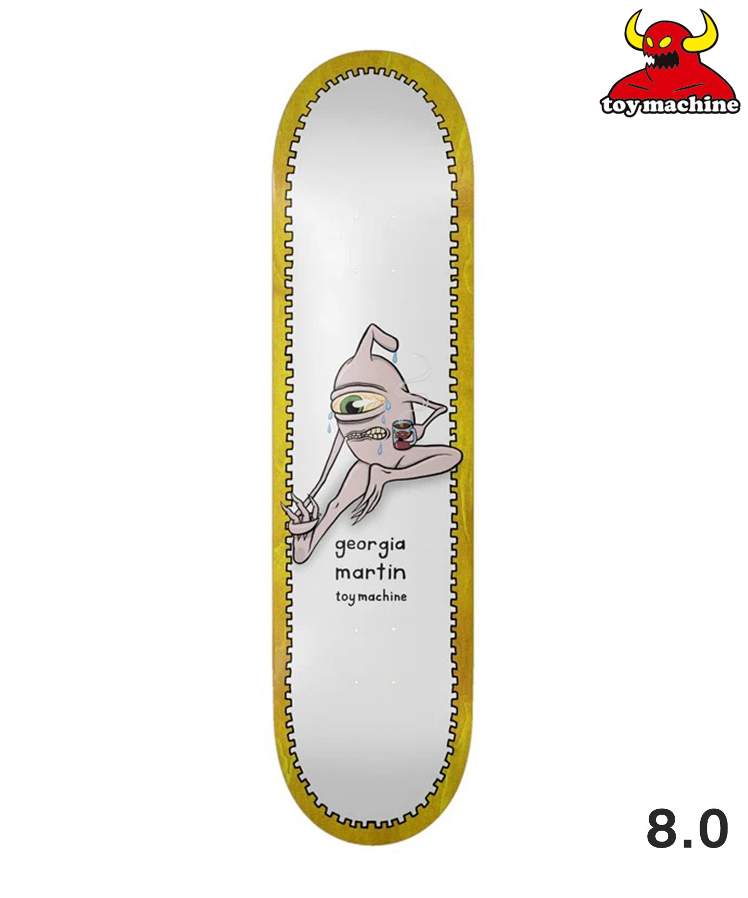 TOY MACHINE トイマシーン MARTIN STRETCH スケートボード デッキ 8